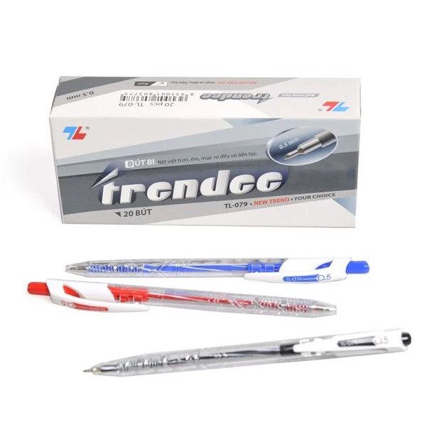 Hộp 20 bút bi, viết bi Thiên Long TL-079