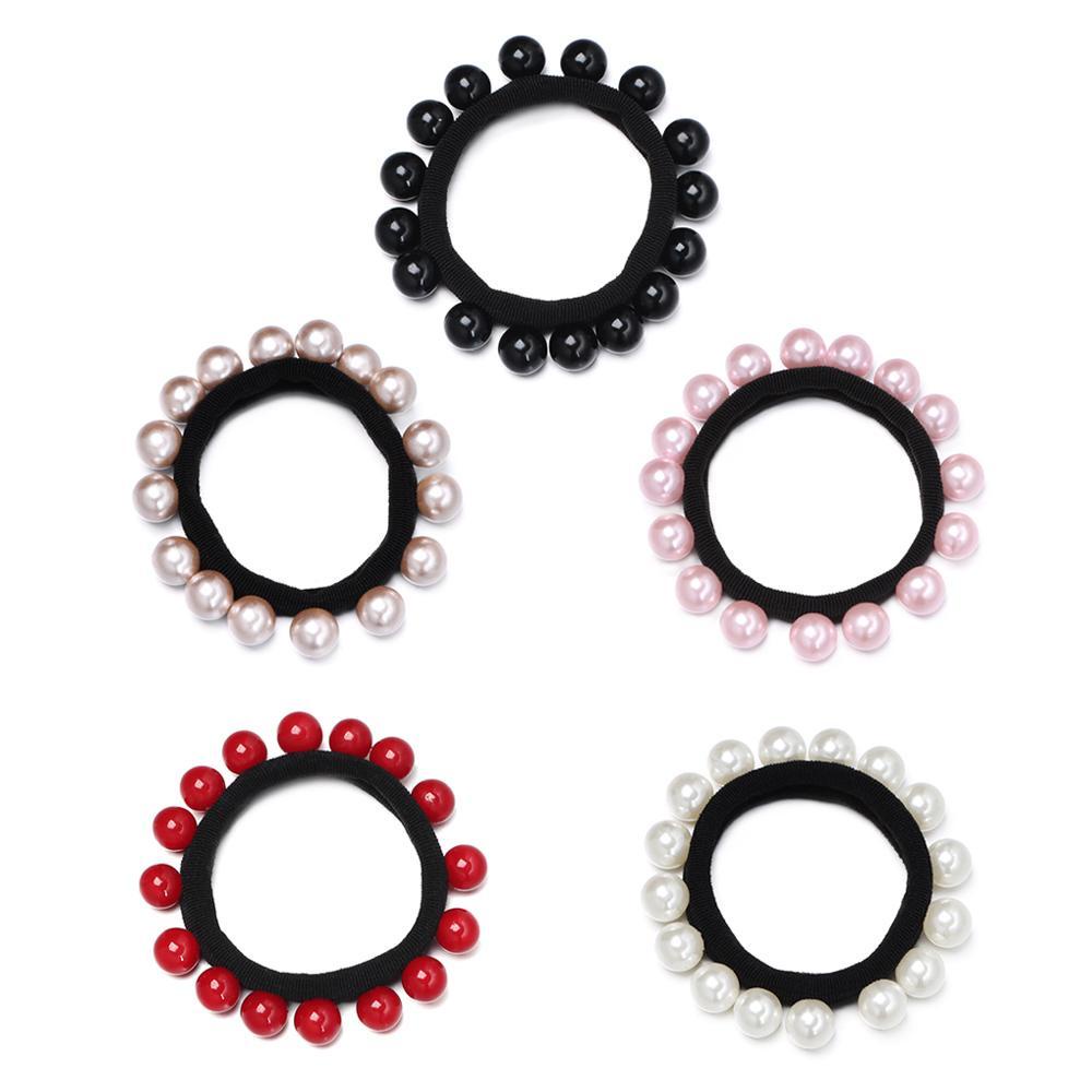 Đặt chân. Dây Cột Tóc Đuôi Ngựa Co Giãn Thanh Lịch