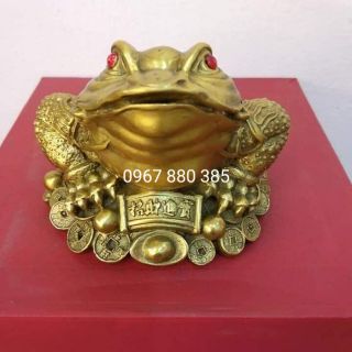 Cóc ba chân đặt ban thần tài