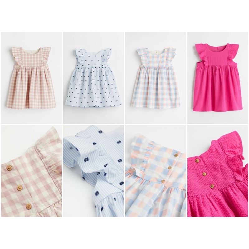 Váy cánh tiên cho bé gái chất cotton hàng vợt sale cho bé