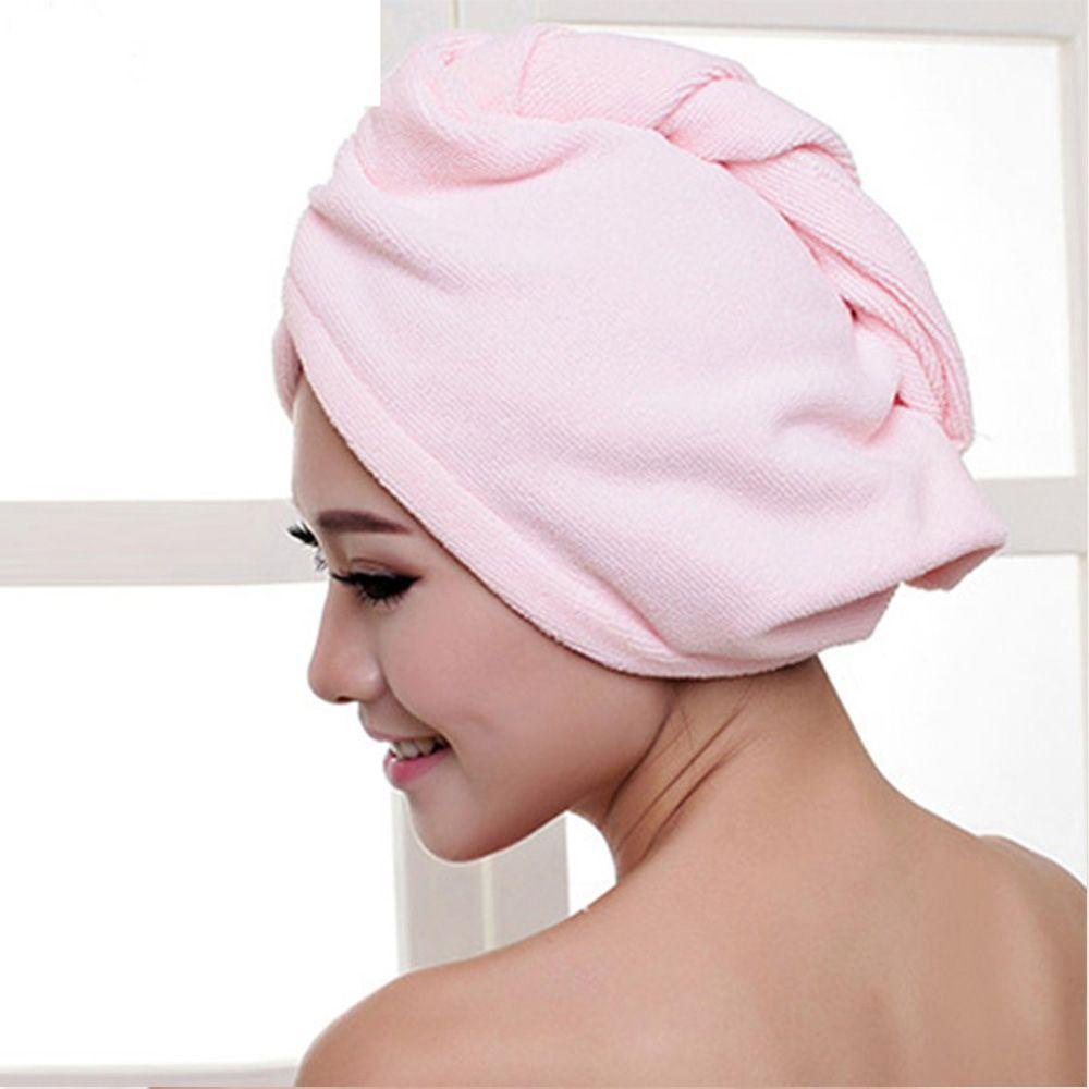 Khăn Trùm Đầu Bằng Sợi Micro Thấm Hút Nước Nhanh Khô Tiện Dụng