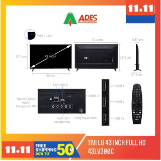 Tivi LG 43LV300C 43inch