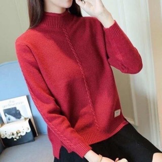 Áo len mác da( chỉ 1 ngày)