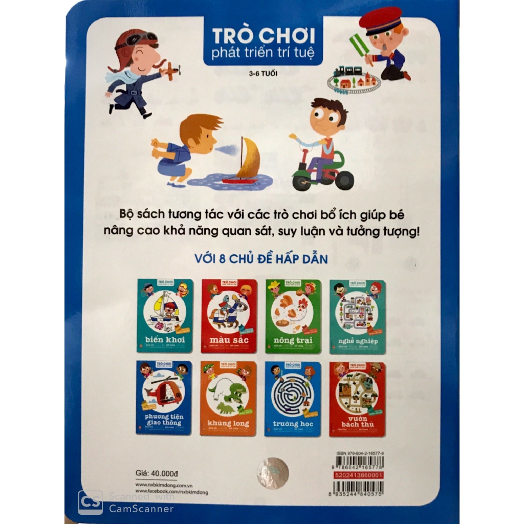 Sách - Trò Chơi Phát Triển Trí Tuệ: Phương Tiện Giao Thông