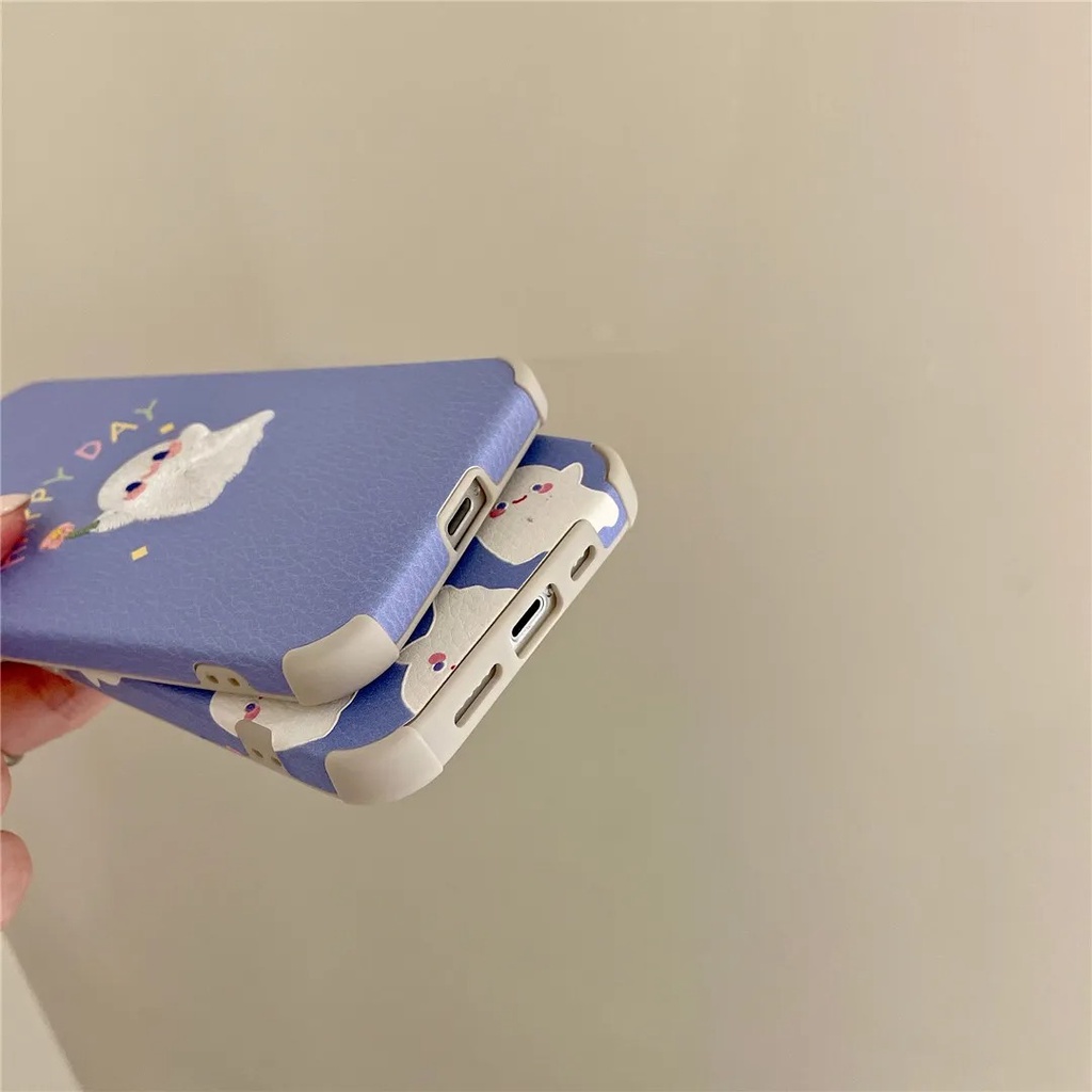 Ốp Điện Thoại Thêu Họa Tiết Ma Dễ Thương Dành Cho iPhone 12 13 11 Pro Max X Xs Max Xr 7 8 Plus sad4