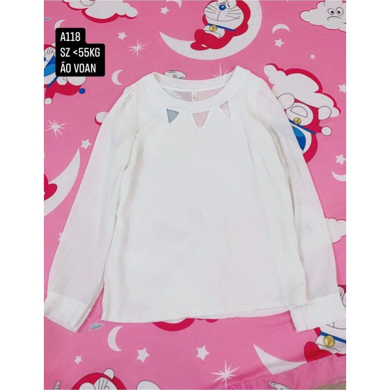 áo voan cut-out size dưới 55kg. A118