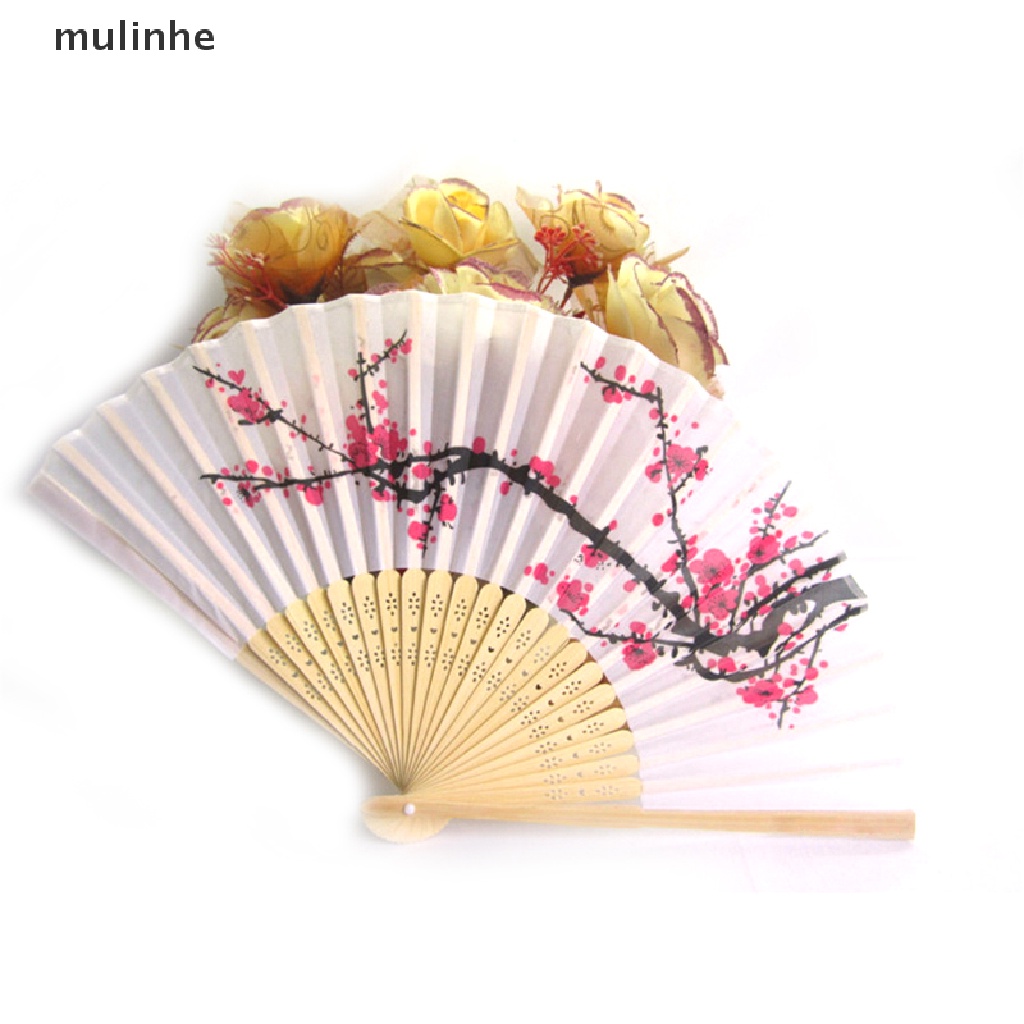 Quạt Xếp In Hình Hoa Anh Đào Dùng Làm Quà Tặng Đám Cưới