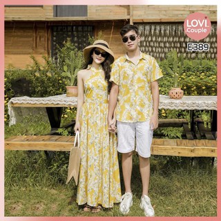 Đồ đôi - áo váy cặp đi biển e389
