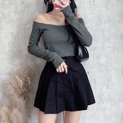 Chân Váy Nữ Tennis Lưng Cao Xếp Ly Tôn Dáng Mã SG240