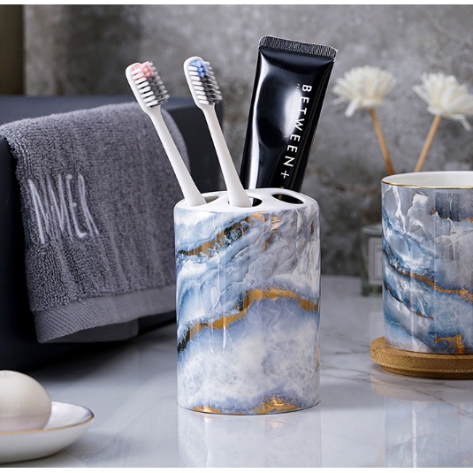 kệ đựng kem đánh răng. hũ đựng dầu gội. phụ kiện nhà tắm cao cấp. đồ dùng nhà tăm. phụ kiện nhà tắm gốm sứ.hoangdecor