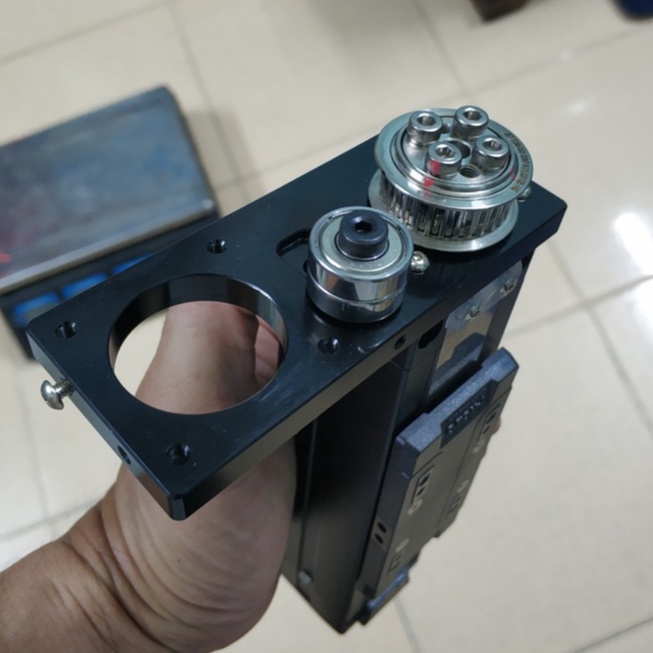 Combo vitme + ray trượt,  vitme bước 10, hành trình 50 phù hợp làm máy hàn cell pin