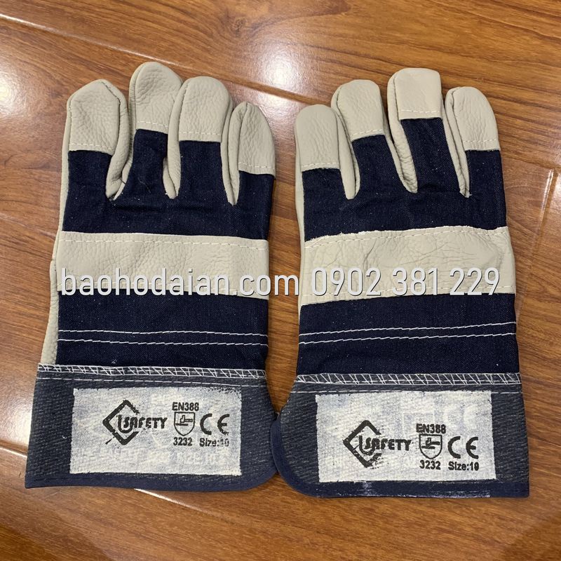 Găng da phối vải Usafety chống mài mòn chống tia lửa điện US-GL-P019