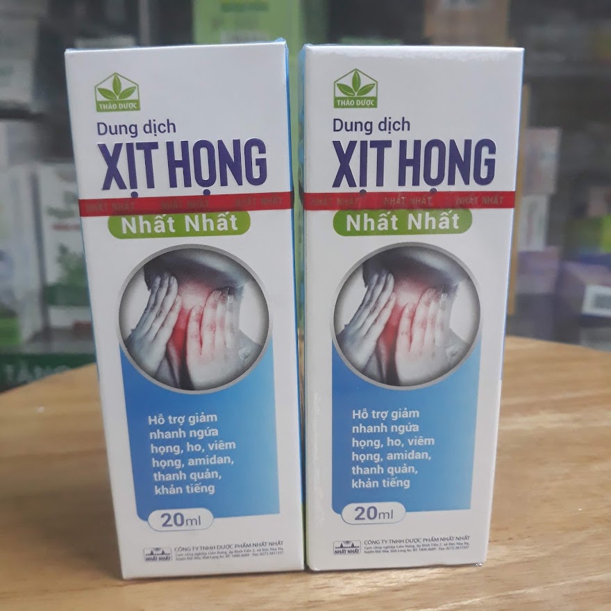 Dung Dịch Xịt Họng Nhất Nhất - hỗ trợ làm giảm nhanh ngứa họng, ho, khản tiếng