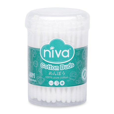 Tăm bông Niva Cotton hộp 100,200 que