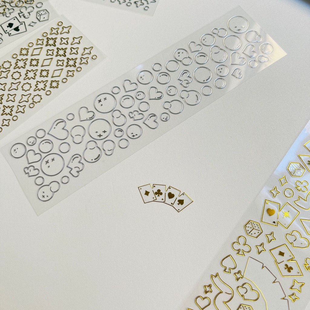 Sticker Trong Suốt Dán Trang Trí