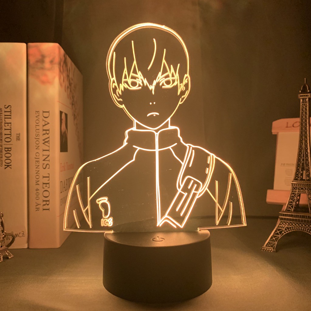 Đèn ngủ 3d anime đẻ bàn bộ sưu tập đèn Led Haikyuu Shoyo Hinata Trang trí phòng ngủ Manga