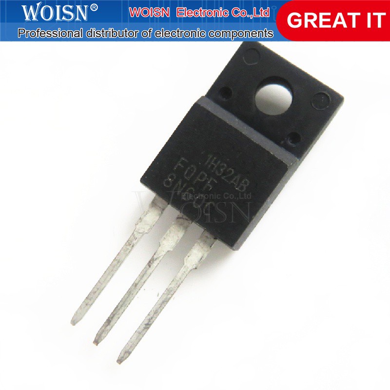 Set 10 Linh Kiện Điện Tử Fqpf8N60C 8n60c 8n60 To-220 Chất Lượng Cao