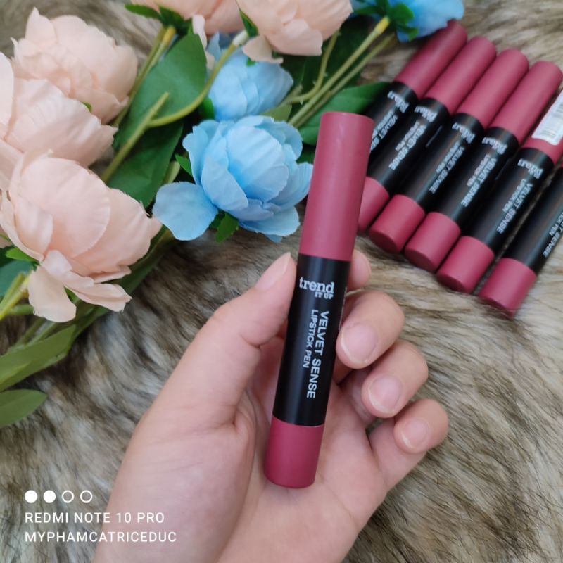 Son Trend it up Velvet Sense lipstick Pen-hồng đất 025