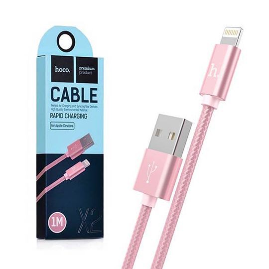 Cáp sạc lightning Hoco X2 dài 1m dành cho iphone/ ipad - hỗ trợ truyền dữ liệu