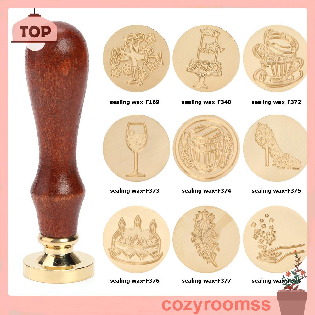 Con Dấu Sáp In Họa Tiết Cây Cối Cổ Điển Dùng Trang Trí Diy