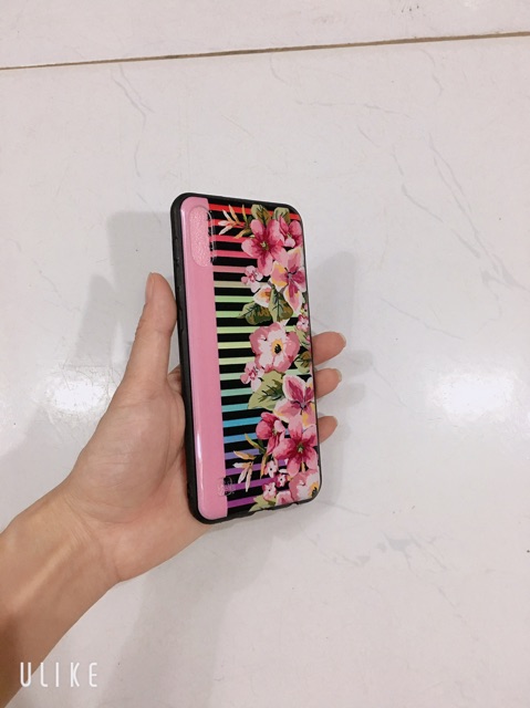 Ốp hoa kẻ sọc Hồng sam sung M10,A10