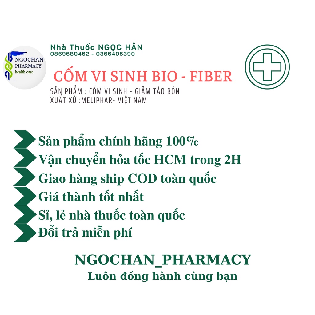 Cốm Vi Sinh Bio- Acimin Fiber Meliphar |Giúp Giảm Tình Trạng Táo Bón Cho Bé| 30 Gói|Meliphar