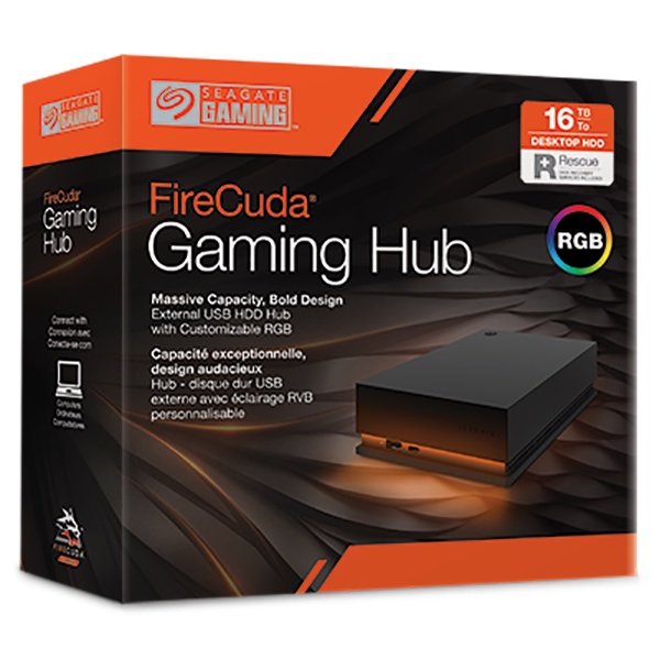 Ổ Cứng Để Bàn HDD Seagate Firecuda Gaming Hub 8TB 3.5&quot; USB3.0 - Phục Hồi Dữ Liệu Rescue