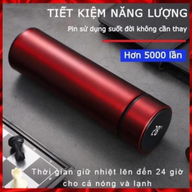 Ly giữ nhiệt inox 304, bình giữ nhiệt cảm ứng hiển thị nhiệt độ 500ml | BigBuy360 - bigbuy360.vn