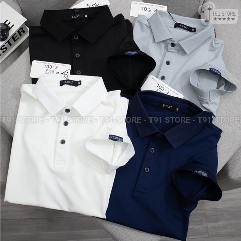 ÁO POLO nam vải cotton cá sấu cao cấp ⚡FREESHIP⚡ Áo phông cộc tay, cổ bẻ lịch sự, sang trọng, phong cách Hàn Quốc