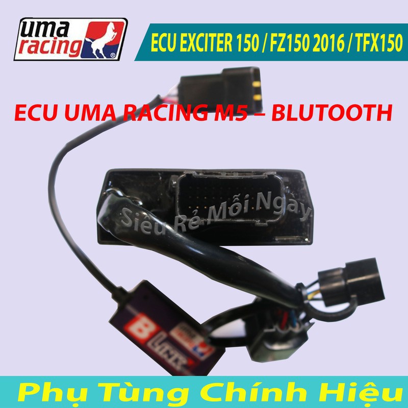 ECU UMA M5 BLUTOOTH CONNECTION TUNING CHO EXCITER 150, MX KING, FZ 150 2016, TFX