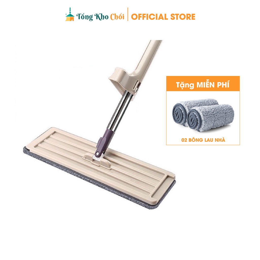 Cây lau nhà chính hãng PULITO, Chổi lau nhà tự vắt với đầu xoay 360 độ vệ sinh nhà cửa tiện dụng CLN-M1