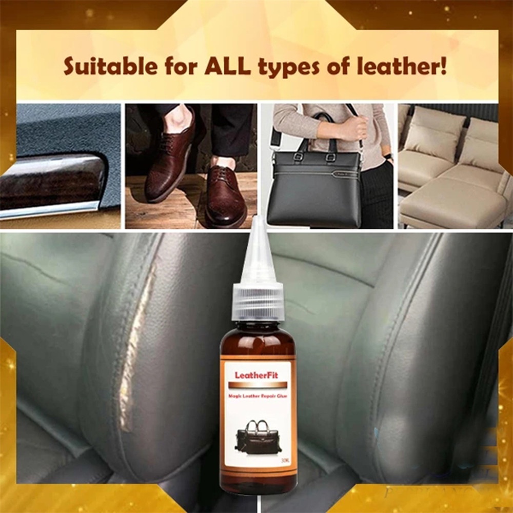 Keo sửa chữa đồ da 30ml Dụng cụ dán sửa chữa ghế da Ghế ô tô Keo dán da Ghế sofa onerryvn onerryvn
