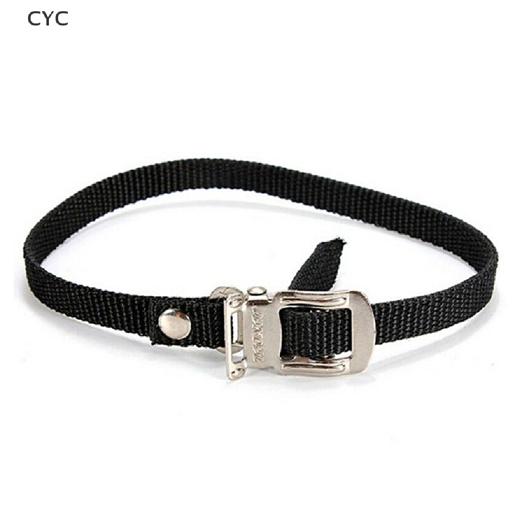 1 Dây đai cố định bàn đạp xe đạp màu đen