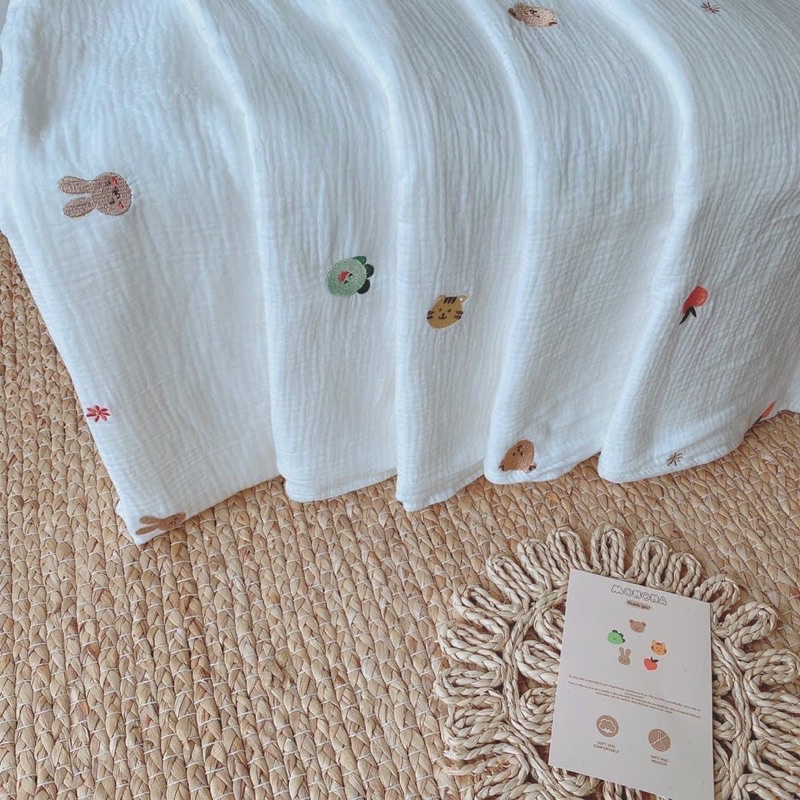 Chăn gạc Orgnaic Monona bốn mùa đa năng NEG26073