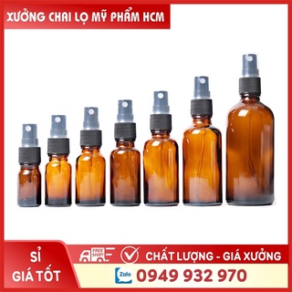 Chai Xịt Phun Sương Thủy Tinh 5ml/10ml Dùng Chiết Tinh Dầu, Chiết Mỹ Phẩm - Lọ Thủy Tinh - Chai Lọ Mỹ Phẩm
