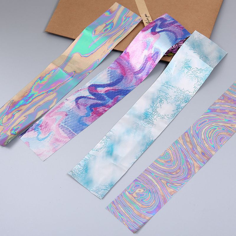 Set giấy phản quang tráng gương dùng làm trang sức resin