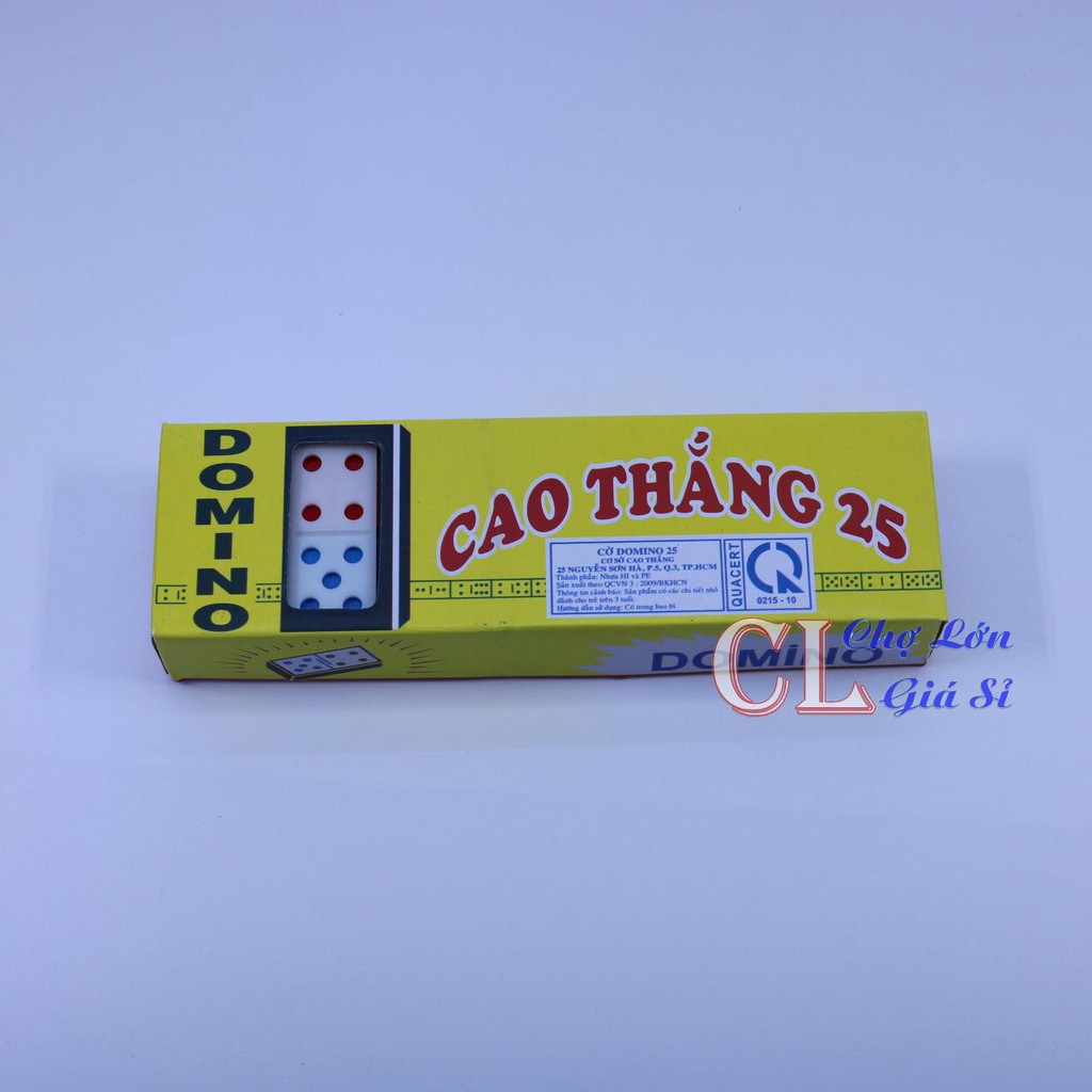 Hộp Đồ Chơi Bộ Cờ Domino Cao Thắng Bằng Nhựa - Bộ Cờ Domino Giải Trí