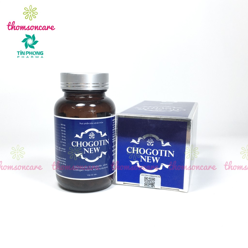 Dưỡng khớp Chogotin, đặc biệt từ Glucosamin, MSM, canxi và collagen, ngăn ngừa thoái hóa, khô khớp, loãng xương