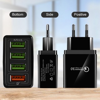 Củ (cốc) sạc nhanh QC3.0 - 4 cổng usb