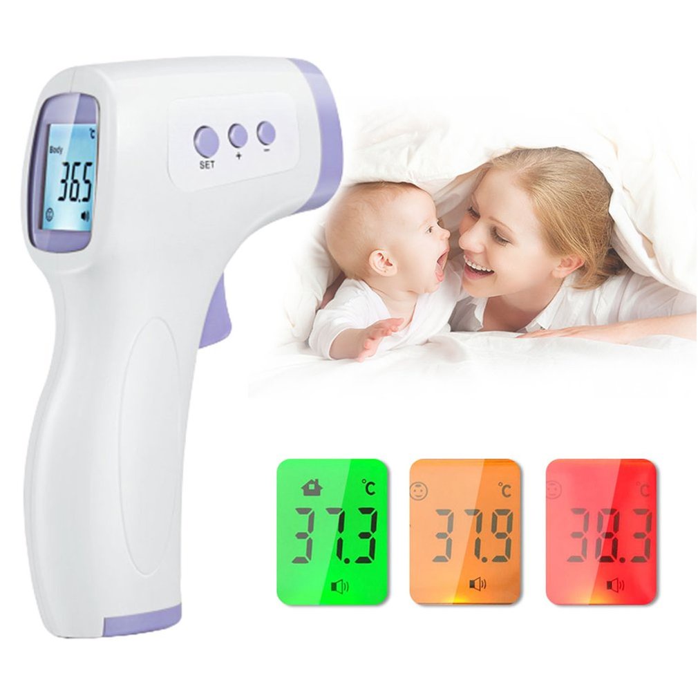 ⭐nhiệt kế  hồng ngoại nhựa ABS màn hình LCD đo nhiệt độ qua trán không cần tiếp xúc
