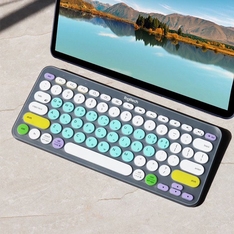 Bàn Phím Bluetooth Không Dây Logitech K380 Phong Cách Hàn Quốc / Hàn Quốc