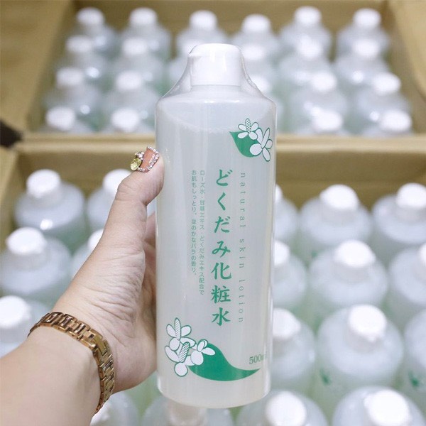 Nước Hoa Hồng Lotion Toner Diếp Cá Dokudami Ngăn Ngừa Mụn 500ml, Toner Diếp Cá Cho Da Dầu Mụn Se Khít Lỗ Chân Lông