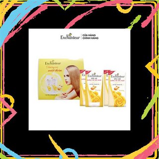 Hộp 4 gói Dầu Gội Enchanteur Charming và Dầu Xả Enchanteur Charming 6gr/ gói