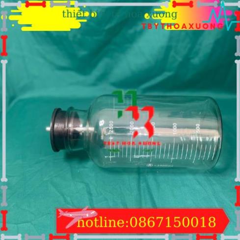 Bình Thủy Tinh Đựng Dịch Cho Máy Hút Dịch 2 Bình Yuwell 7A-23D, 7A-23B