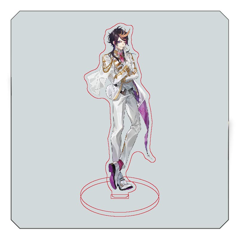 Standee LUXIEM Vtuber Jazz on the Clock!! tượng acrylic anime game mica chibi trưng bày