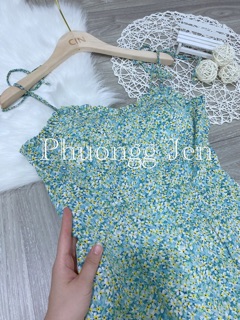 Vây 2 dây hoa nhí xẻ tà