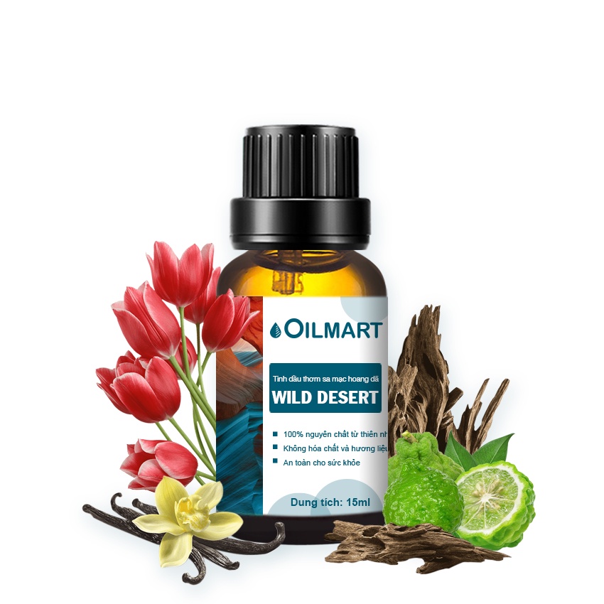 Tinh Dầu Thơm Oilmart Wild Desert Essential Oil Blend Sa Mạc Hoang Dã 10/30ml
