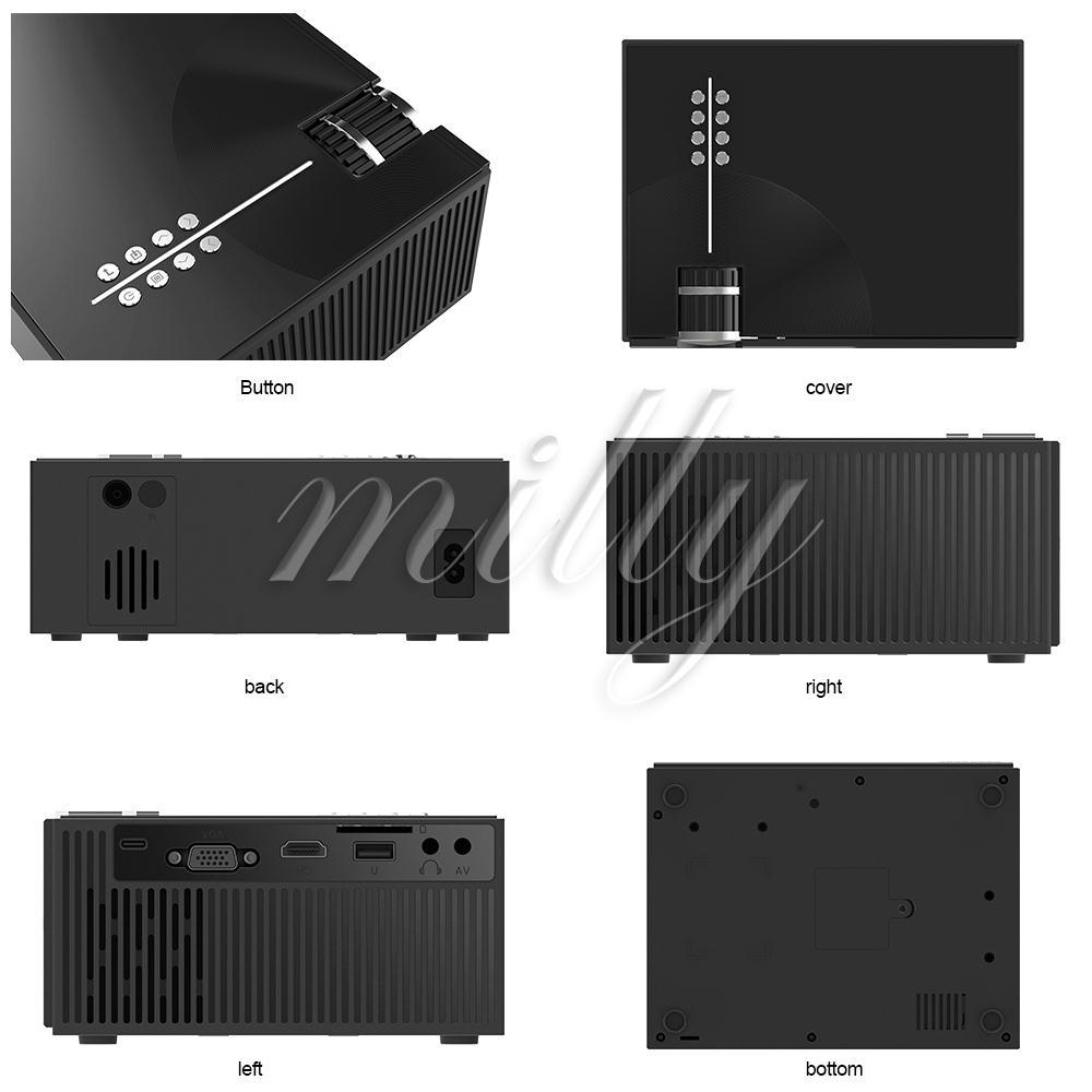 Máy chiếu mini độ phân giải 4K 1080P HD 3D