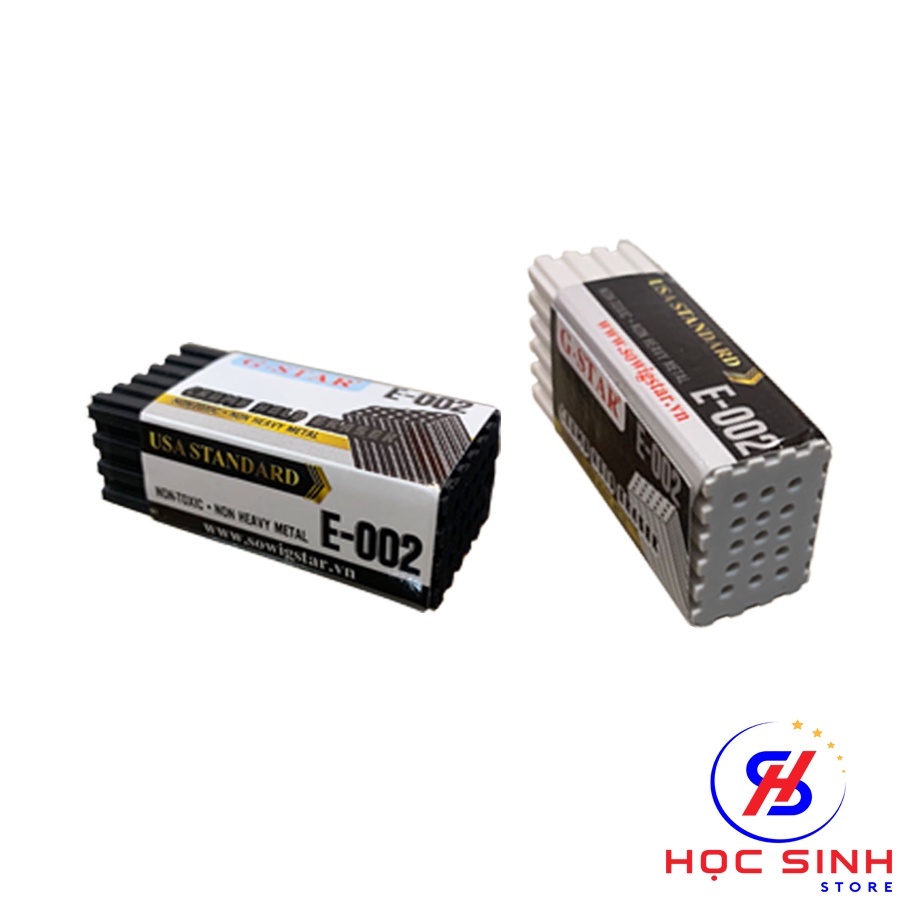 1 Cái Gôm Tẩy Bút Chì Cao Cấp Gstar E002 Chất Liệu Cao Cấp, Gôm Tẩy Sạch Sẽ, Tiết Kiệm ( Giao màu ngẫu nhiên )