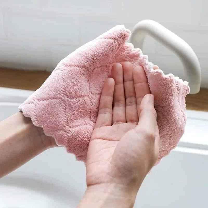COMBO 10 KHĂN LÔNG LAU, NHÀ BẾP ĐỒ DÙNG BẾP DỤNG CỤ VỆ SINH
